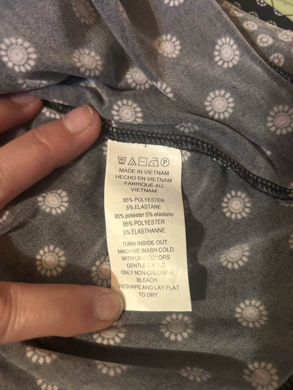 Michael Kors Black Dress with White Daisy Print and Metal Logo - Picture 7 of 8